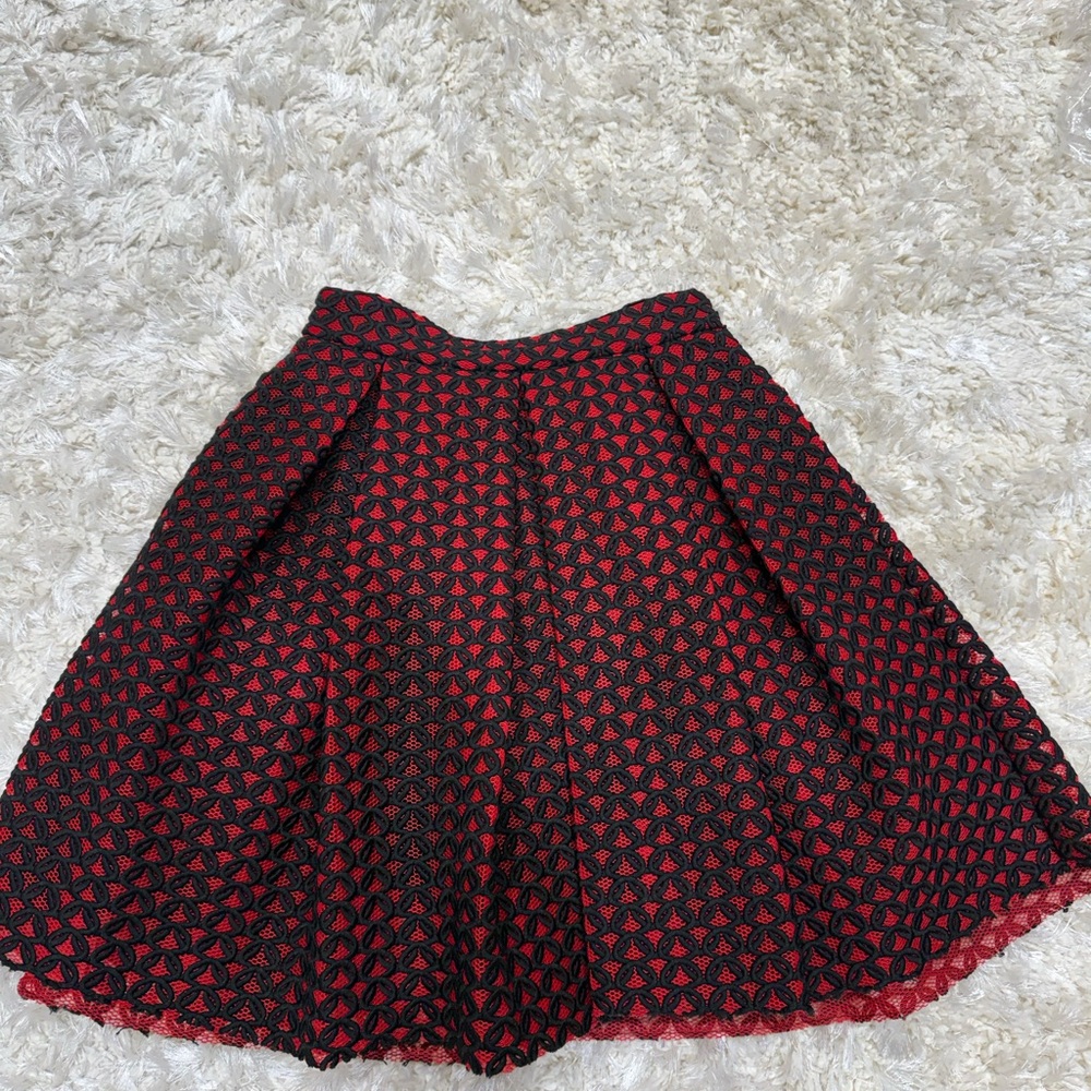 Maje puffer skater skirt